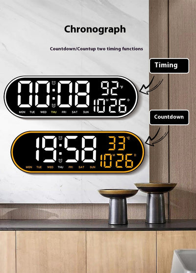 Reloj de Pared Digital Multifuncional para Sala - Decoración Moderna - Image 24