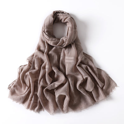 Pañuelo Hijab Premium Tie-Dye Degradado con Estampado Arrugado - Image 21