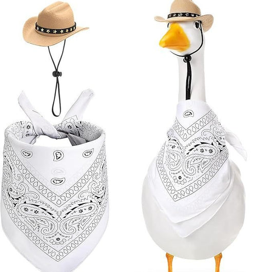 Conjunto Toalla Saliva Sombrero Vaquero para Fiesta de Jardín - Image 5