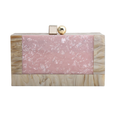 Bolso Vintage de Patchwork Acrílico Blanco Perlado - Image 10