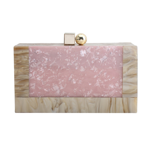 Bolso Vintage de Patchwork Acrílico Blanco Perlado - Image 10