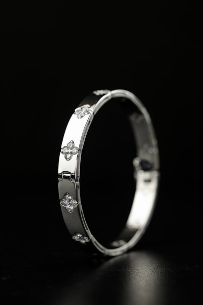 Pulsera Vintage Trébol en Plata 925 y Baño de Oro - Image 9