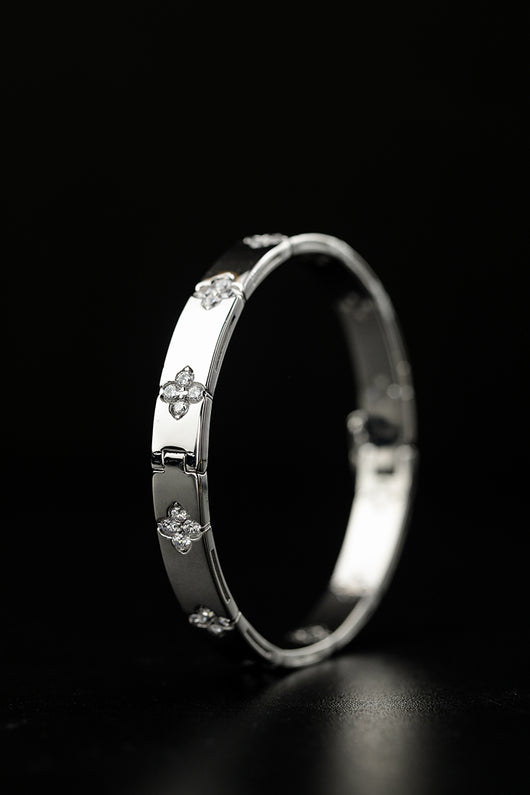 Pulsera Vintage Trébol en Plata 925 y Baño de Oro - Image 9
