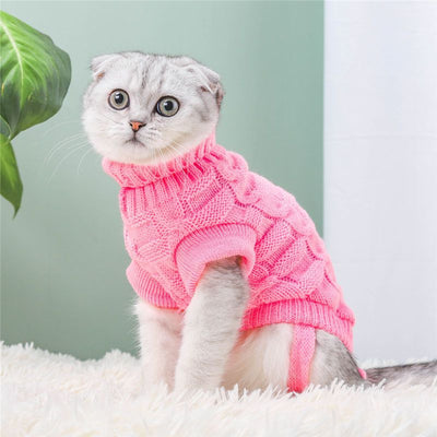 Suéter Tejido para Gatos Otoño Invierno - Diseño Adorable y Cómodo - Image 13