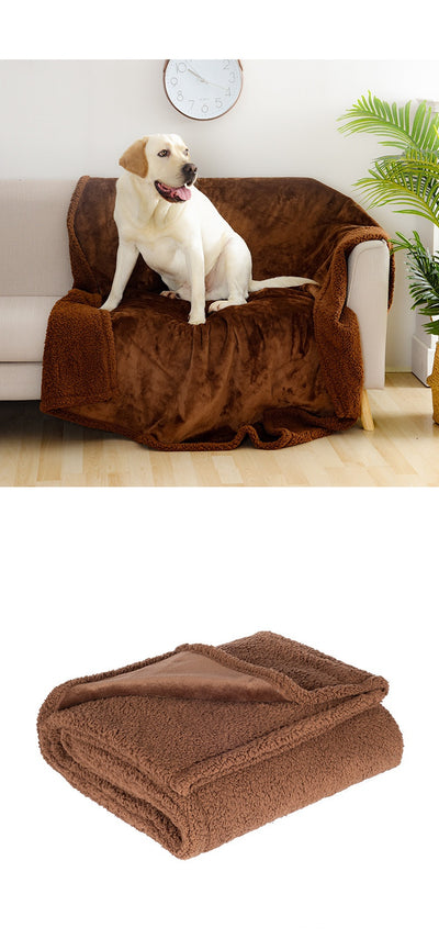 Cama Sofá para Mascotas con Cojín Impermeable y Manta Térmica - Image 12