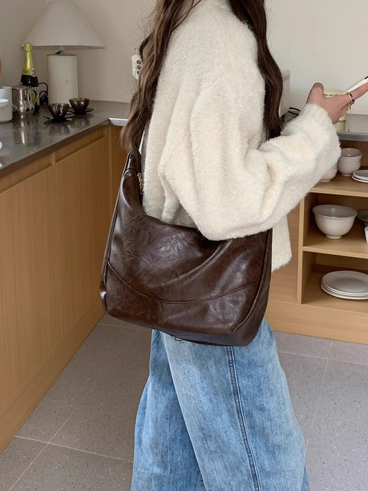 Bolso Retro de Gran Capacidad con Bandolera Ajustable para Mujer - Image 6