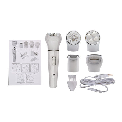 Masajeador Facial y Corporal 5 en 1 Portátil con Cepillo de Látex - Image 9