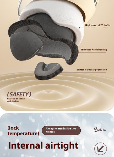 Casco Inteligente de Batería Eléctrica para Motocicleta Hombre y Mujer Todo Clima - Image 15