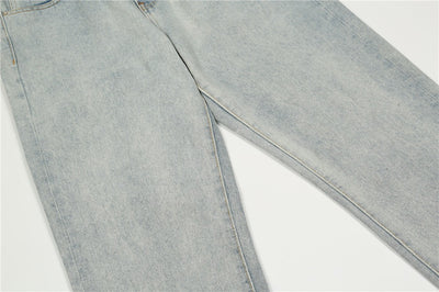 Jeans Hombre Lavado Claro Corte Recto Oversize - Image 10