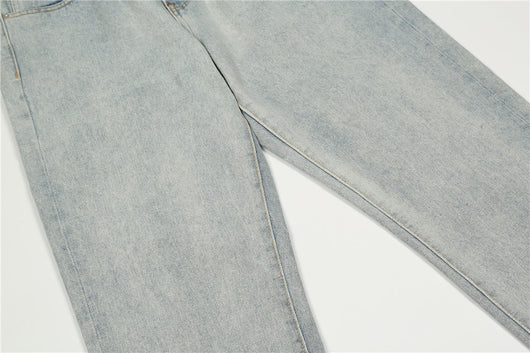 Jeans Hombre Lavado Claro Corte Recto Oversize - Image 10