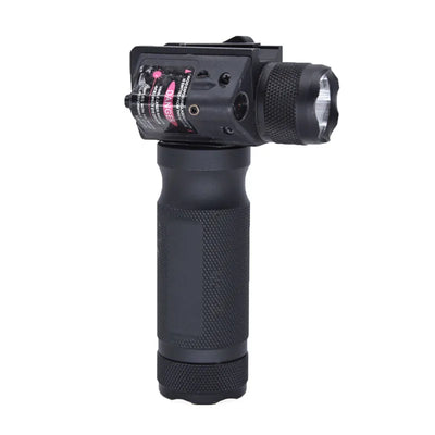 Linterna Táctica Handheld con Láser Rojo Integrado y Soporte de 20mm - Image 10