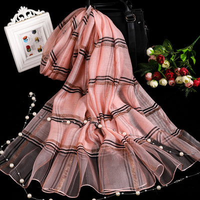 Bufanda de Cachemira Cuadros Británica Doble Faz para Mujer 200x70cm - Image 37