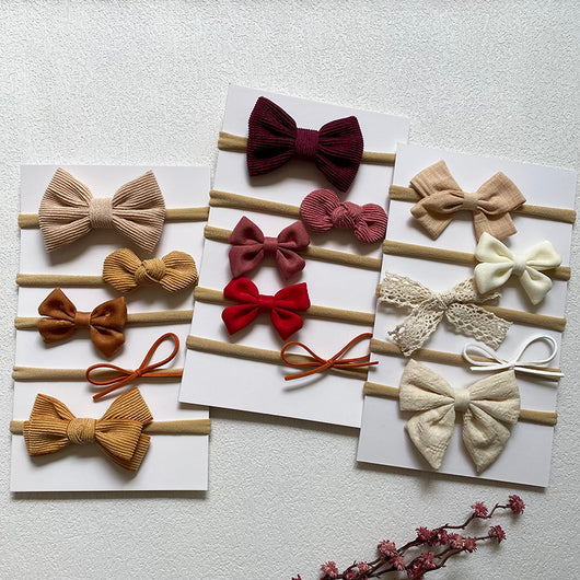 Set de 5 Diademas con Moños para Bebé - Image 15