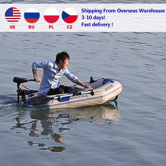 Bote Inflable con Fondo Rígido Reforzado y Motor - Kayak Versátil - Image 12
