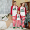 Conjunto Navideño a Rayas para Toda la Familia - Pack Completo de 4 Personas