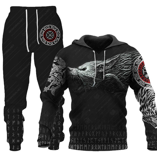 tracksuit, tracksuit, white, brown, green, sporty, casual - Image 10