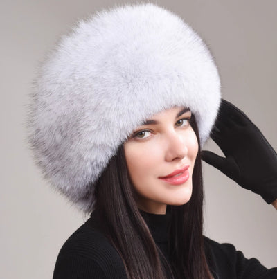 Gorro de Cuero Genuino Étnico para Invierno con Protección de Orejas - Image 7