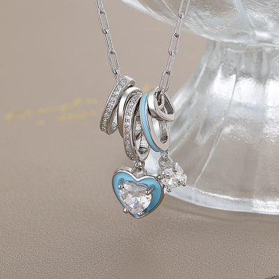 Pulsera de Plata S925 con Cuentas de Esmalte Aurora y Piedras de Caramelo de la Suerte - Image 7