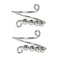 Peace Rings Rotatable Ring Relieving Stress Valentine's Day Jewelry Gifts Silver3 One Tamaño
