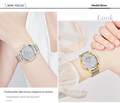Reloj Silk Dial con Malla de Diamantes - Image 14