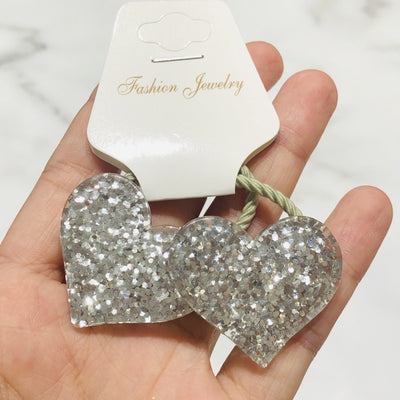 Lazo para Cabello de Niña con Brillantina de Estrella y Luna - Image 3