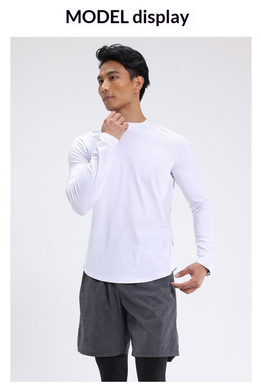 Camiseta Deportiva de Compresión Manga Larga Transpirable - Image 29