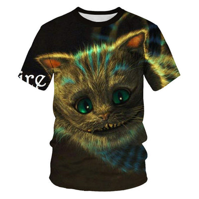 Camiseta Estampado Animal Gato para Toda la Familia - Image 3