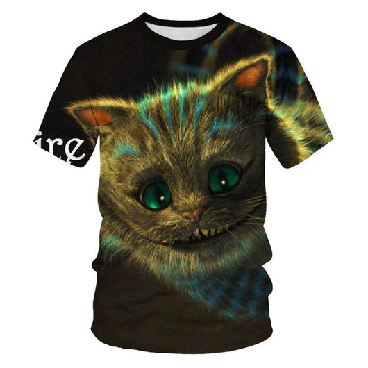 Camiseta Estampado Animal Gato para Toda la Familia - Image 3