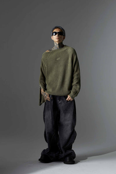 Jeans Rotos con Costuras Irregulares - Estilo Urbano Moderno - Image 18