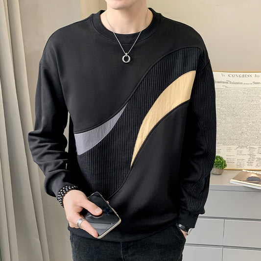 Suéter Versátil para Primavera y Otoño - Camiseta Base Hombre - Image 2