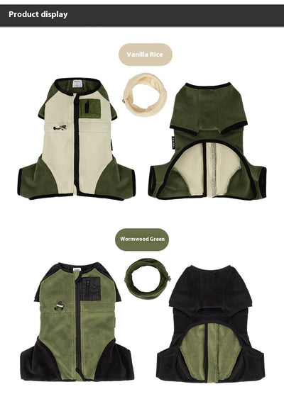 Abrigo Térmico para Mascotas con Cuello Desmontable Resistente al Viento - Image 26