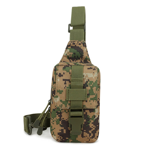 Bolsa de Pecho Camuflaje de Un Hombro para Aventuras Outdoor - Image 4