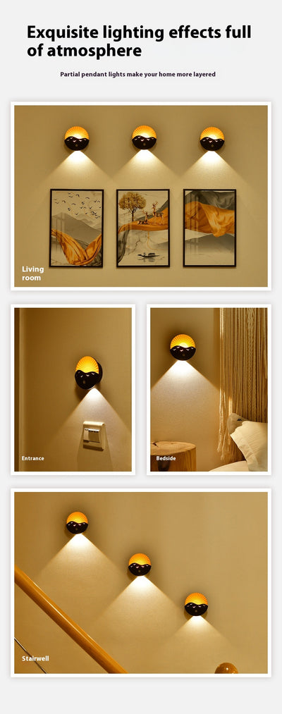 Lámpara LED Nocturna con Control Remoto e Inducción - Image 11