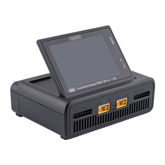 Cargador Dual M8D con Pantalla Táctil Color - Entrada de Alta Potencia para Drones - Image 3