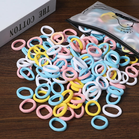 Set de 100 Bandas Elásticas Infantiles sin Tirones - Colores Pastel Suave - Image 61