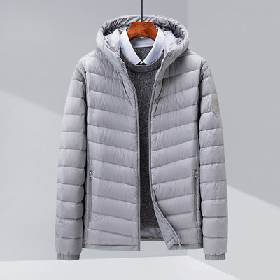 Chaqueta de Plumas para Hombre, Corte Slim Estilo Coreano - Image 6
