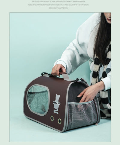 Bolsa Transportadora para Gatos Grande con Soporte y Amplia Capacidad - Image 18
