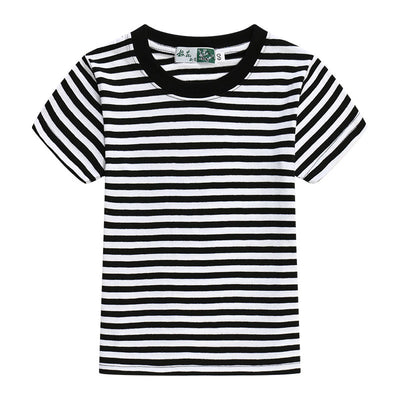 Camiseta Infantil a Rayas Azul y Blanco - Image 6