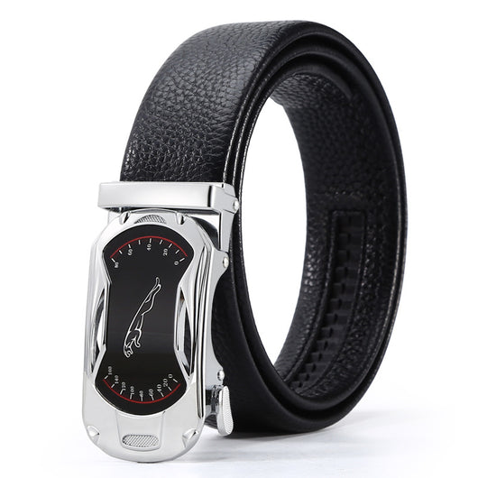 Cinturón de Cuero para Hombre con Hebilla Automática - Image 14