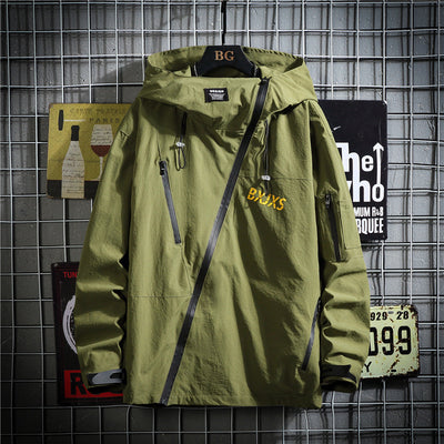 Chaqueta Funcional Oversize para Hombre - Estilo Moderno Talla Grande - Image 2