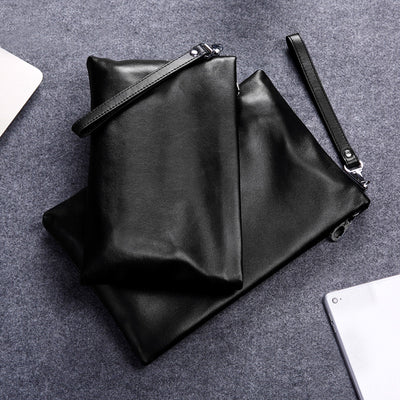 Bolsa de Cuero Genuino para Hombre - Clutch Casual Elegante - Image 10