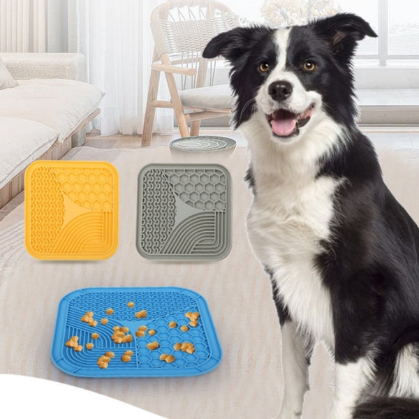 Comedero Lento Antiasfixia con Almohadilla Masticable para Perros