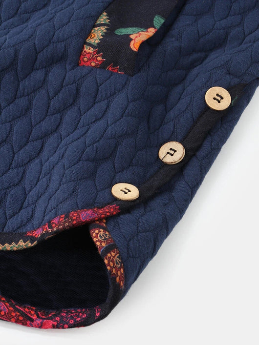 Chaqueta de Invierno con Estampado y Colores Sólidos - Image 14