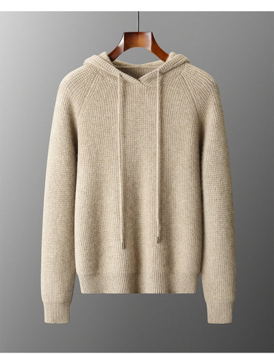 Suéter de Cachemira con Capucha para Otoño e Invierno - Image 14