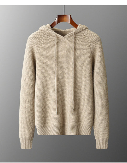 Suéter de Cachemira con Capucha para Otoño e Invierno - Image 14