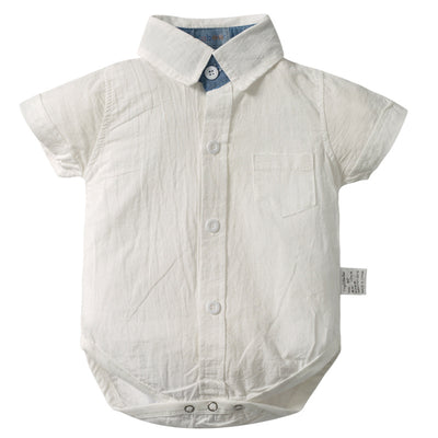 Traje Gentleman para Bebé - Conjunto Romper con Babero - Image 12