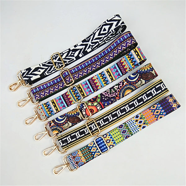 Bolso Bandolera Étnico con Correa Ancha Ajustable