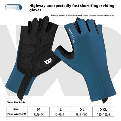 Guantes de Ciclismo sin Dedos con Absorción de Impactos y Transpirabilidad - Image 6