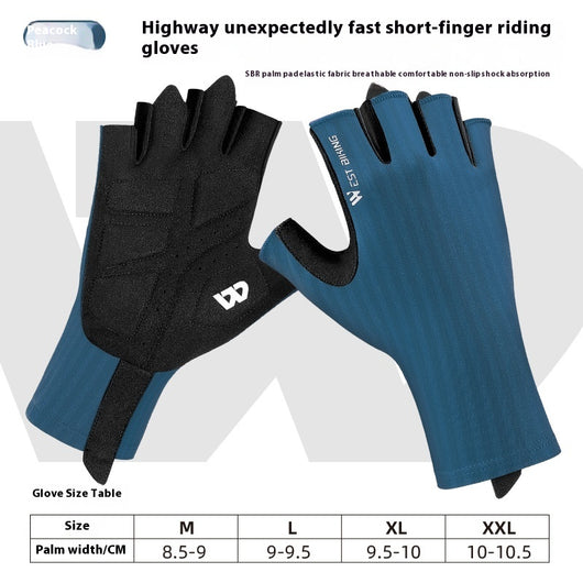 Guantes de Ciclismo sin Dedos con Absorción de Impactos y Transpirabilidad - Image 6