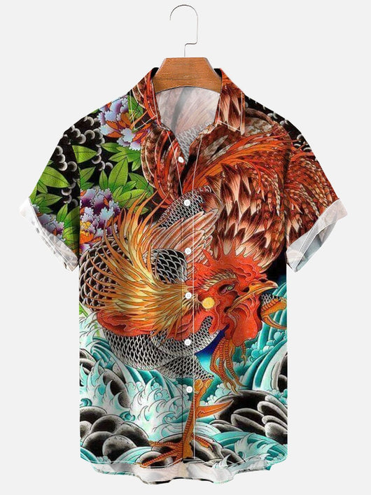 Playera Estampada 3D Digital para Hombre Talla Grande - Image 7